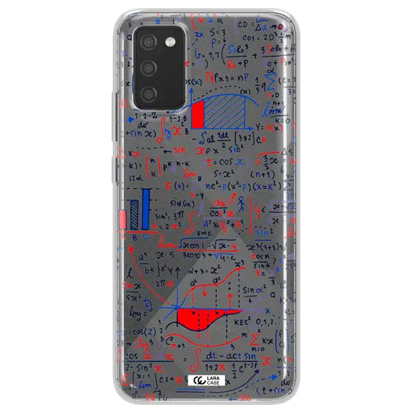 Math Blackboard Samsung A02S Clear TPU Case