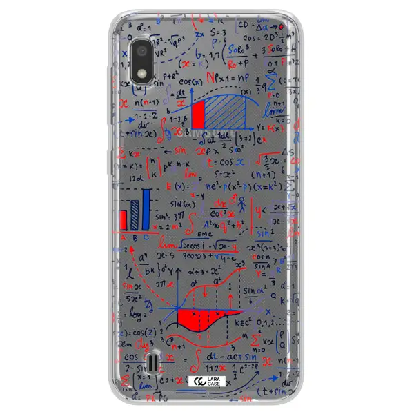 Math Blackboard Samsung A10 Clear TPU Case