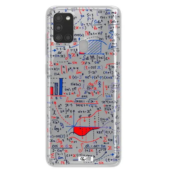 Math Blackboard Samsung A21S Clear TPU Case