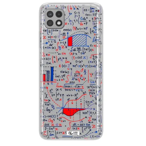 Math Blackboard Samsung A22 5g Clear TPU Case