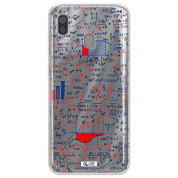 Math Blackboard Samsung A30 Clear TPU Case