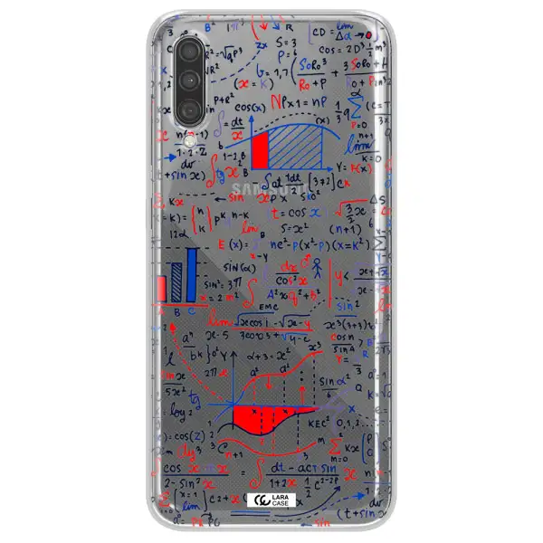 Math Blackboard Samsung A30S Clear TPU Case