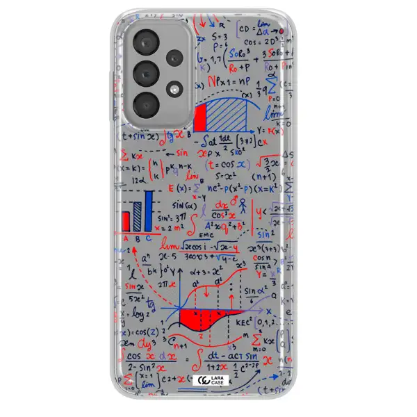 Math Blackboard Samsung A33 Clear TPU Case