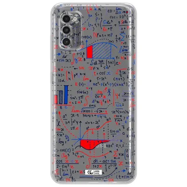 Math Blackboard Samsung A41 Clear Tpu Case