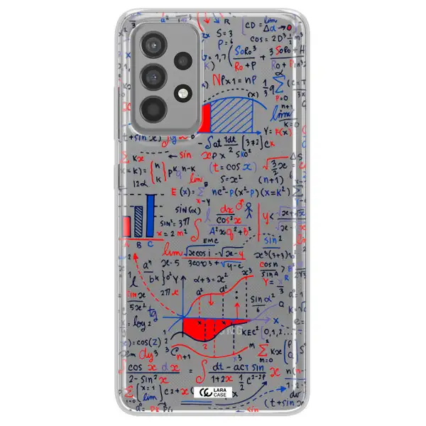Math Blackboard Samsung A52 Clear TPU Case