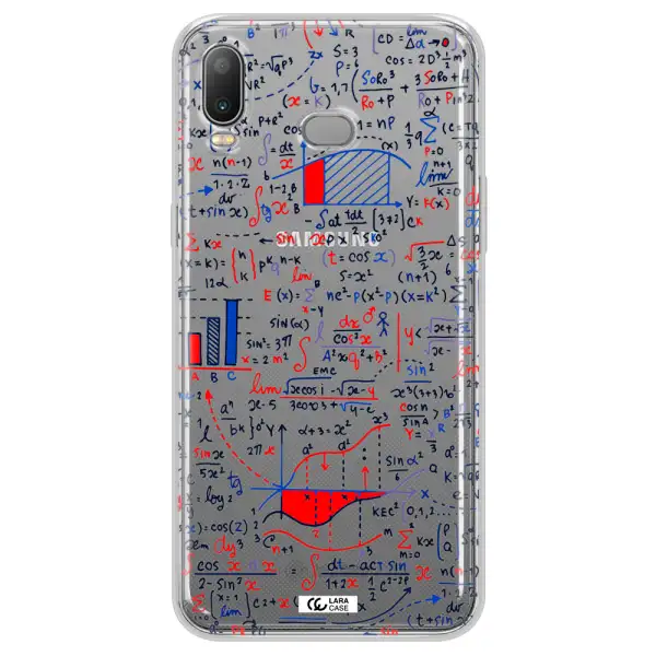 Math Blackboard Samsung A6S Clear TPU Case