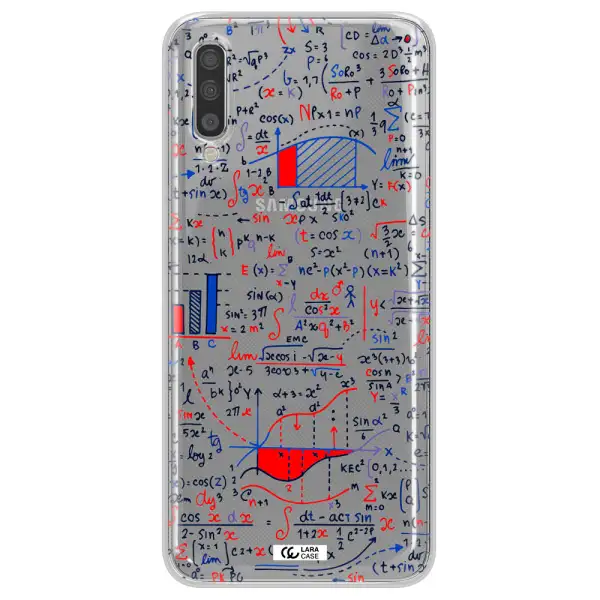 Math Blackboard Samsung A70 Clear TPU Case