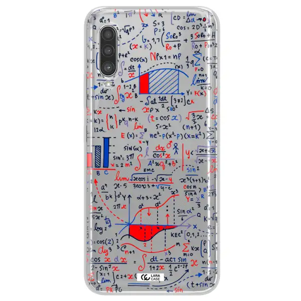 Math Blackboard Samsung A90 Clear TPU Case