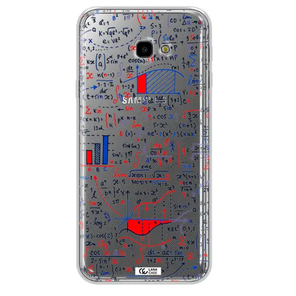 Math Blackboard Samsung J4 Plus Clear TPU Case