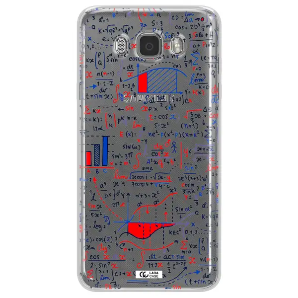 Math Blackboard Samsung J7 2016 Clear TPU Case