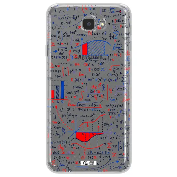 Math Blackboard Samsung J7 Prim Clear TPU Case