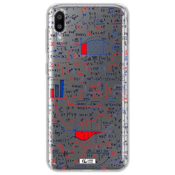 Math Blackboard Samsung M10 Clear TPU Case