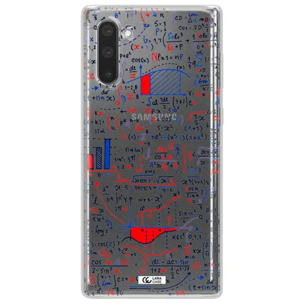 Math Blackboard Samsung Note 10 Clear TPU Case