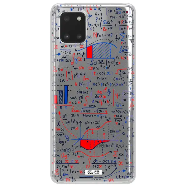 Math Blackboard Samsung Note 10 Lite Clear TPU Case