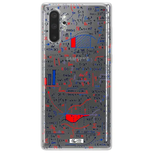 Math Blackboard Samsung Note 10 Plus Clear TPU Case