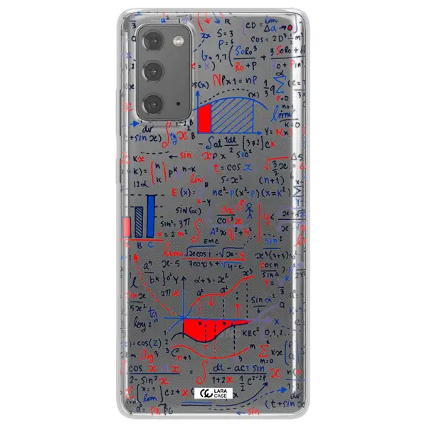 Math Blackboard Samsung Note 20 Clear TPU Case