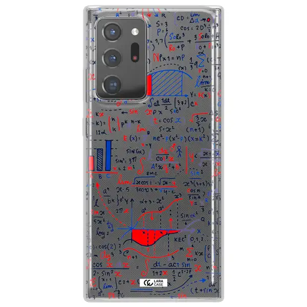 Math Blackboard Samsung Note 20 Ultra Clear TPU Case