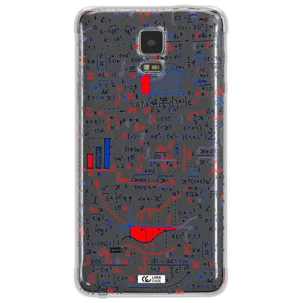 Math Blackboard Samsung Note 4 Clear TPU Case