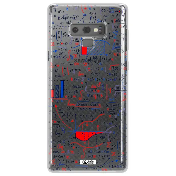 Math Blackboard Samsung Note 9 Clear TPU Case