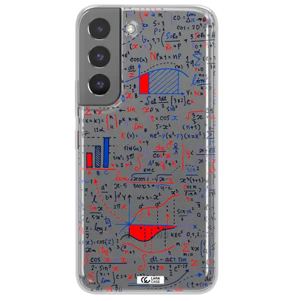 Math Blackboard Samsung S 22 Plus Clear TPU Case