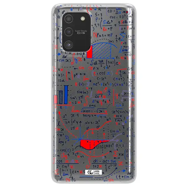 Math Blackboard Samsung S10 Lite Clear TPU Case