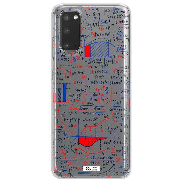 Math Blackboard Samsung S20 Clear TPU Case