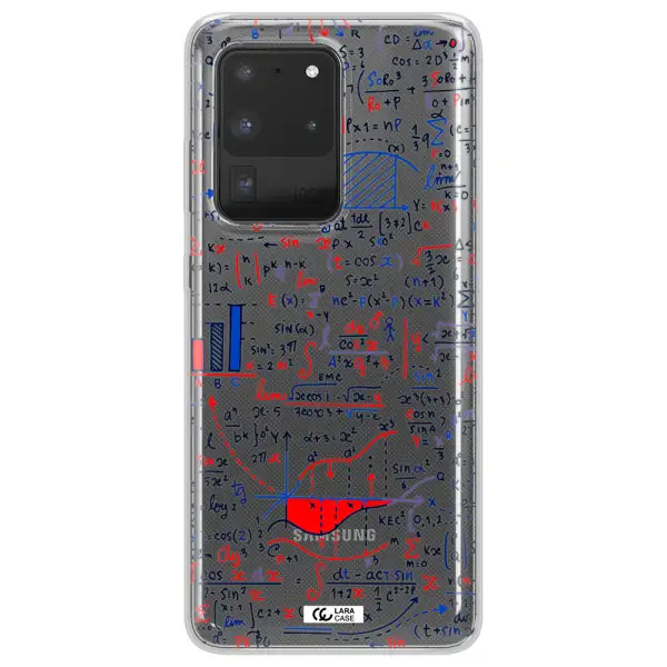 Math Blackboard Samsung S20 Ultra Clear TPU Case