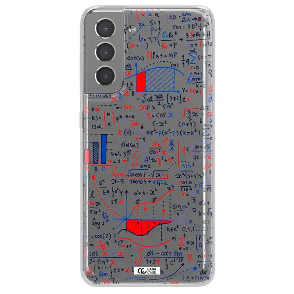Math Blackboard Samsung S21 Clear TPU Case