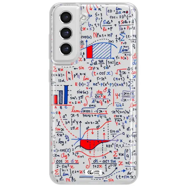 Math Blackboard Samsung S21 Fe Clear Tpu Case