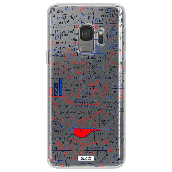 Math Blackboard Samsung S9 Clear TPU Case