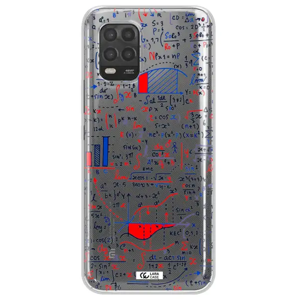 Math Blackboard Xiaomi Mi 10 Lite Clear TPU Case