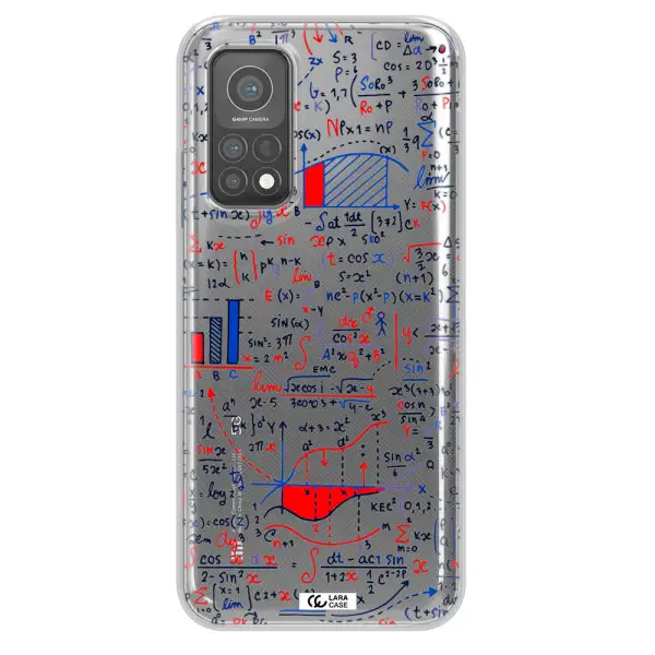 Math Blackboard Xiaomi Mi 10 T Pro Clear TPU Case