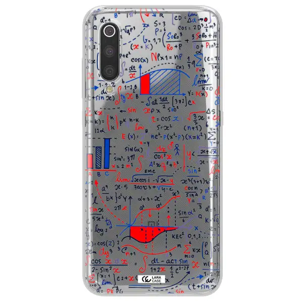 Math Blackboard Xiaomi Mi 9 Clear TPU Case