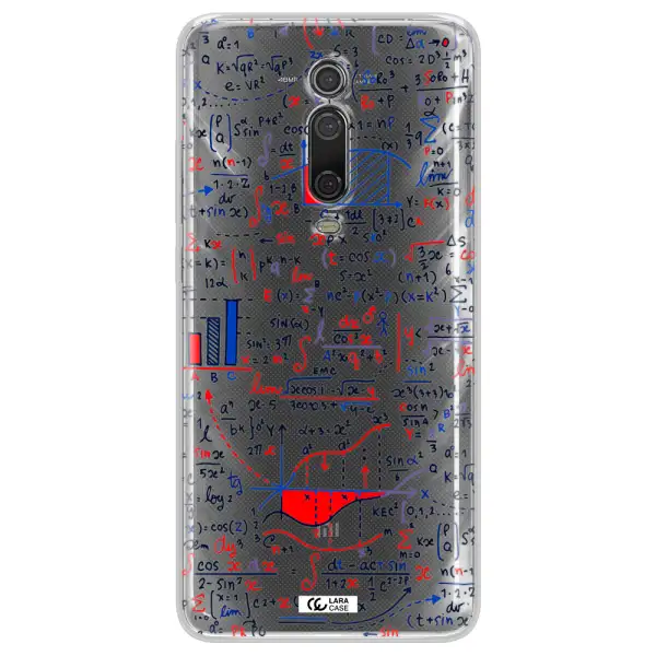 Math Blackboard Xiaomi Mi 9T Clear TPU Case