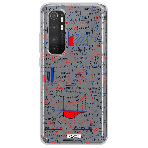 Math Blackboard Xiaomi Mi Note 10 Lite Clear TPU Case