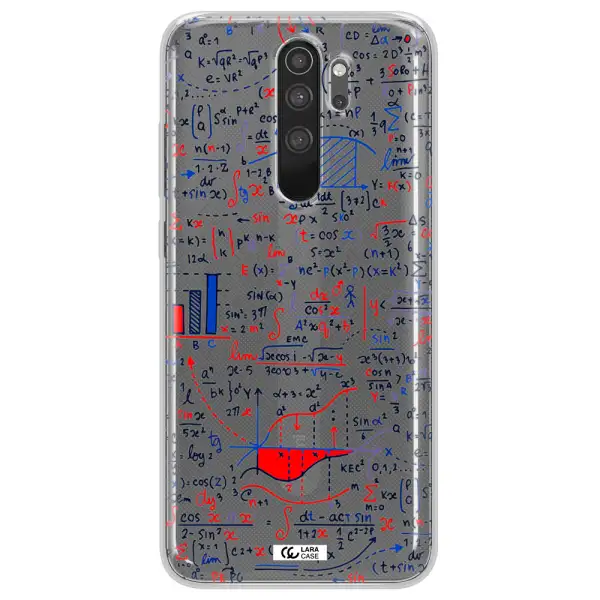 Math Blackboard Xiaomi Note 8 Pro Clear TPU Case