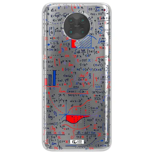 Math Blackboard Xiaomi Poco F2 Pro Clear TPU Case