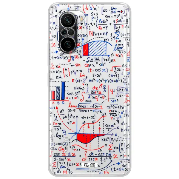 Math Blackboard Xiaomi Poco F3 Clear Tpu Case