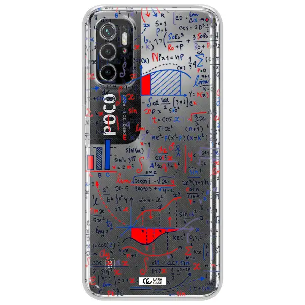 Math Blackboard Xiaomi Poco M3 Pro Clear Tpu Case