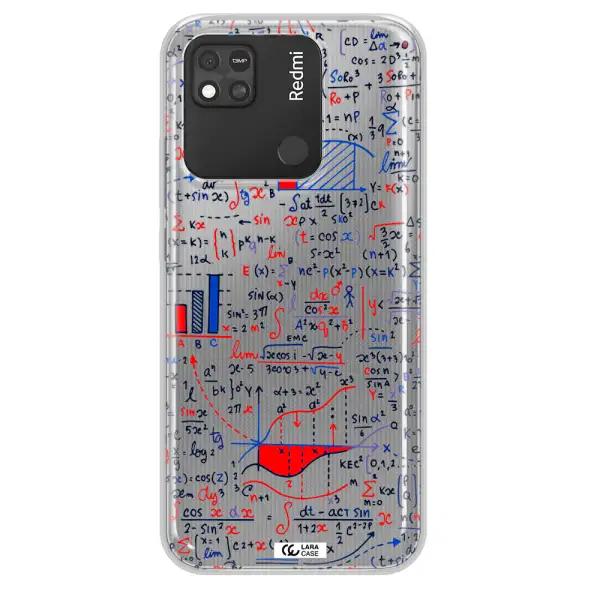 Math Blackboard Xiaomi Redmi 10A Clear TPU Case
