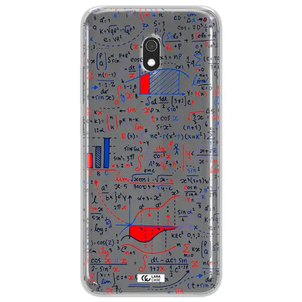 Math Blackboard Xiaomi Redmi 8A Clear TPU Case