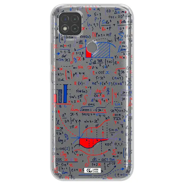 Math Blackboard Xiaomi Redmi 9C Clear TPU Case