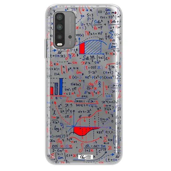Math Blackboard Xiaomi Redmi 9T Clear TPU Case