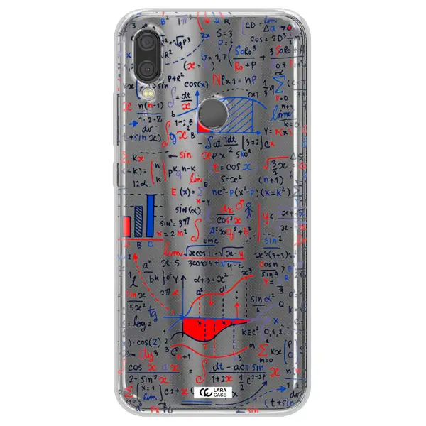 Math Blackboard Xiaomi Redmi Note 7 Clear TPU Case