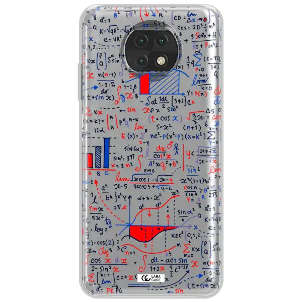 Math Blackboard Xiaomi Redmi Note 9T Clear Tpu Case