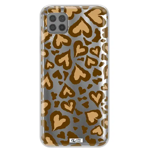 Heart Leopard Huawei P40 Lite Clear TPU Case