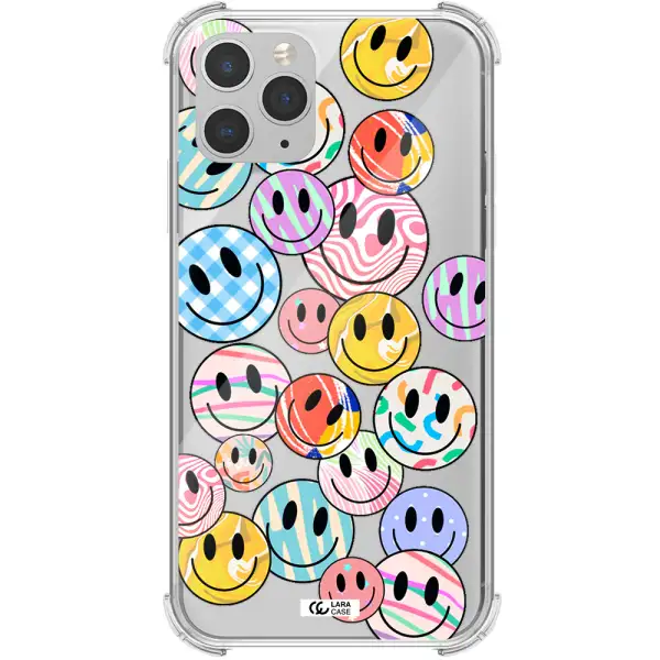 Colorful Smile Apple iPhone 11 pro max Clear PC Case