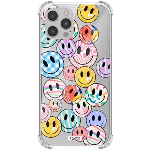Colorful Smile Apple iPhone 12 pro Clear PC Case