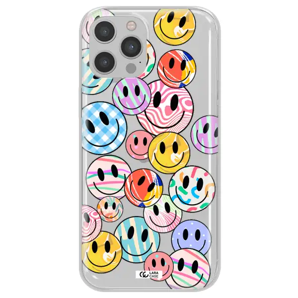 Colorful Smile Apple iPhone 12 pro Clear TPU Case