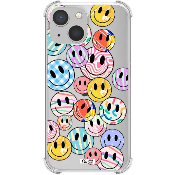 Colorful Smile Apple iPhone 13 Clear PC Case